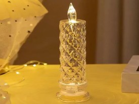 Velita led 10cm alta a pilas 